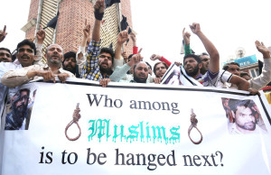 AIP stages protest against capital punishment, Yakub’s hanging