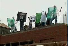 ISIS, Pakistani flags raised again in Srinagar