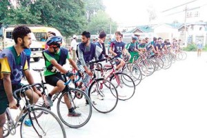 KU organises inter-college cycle race