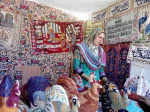 She weaved a career out of handicrafts