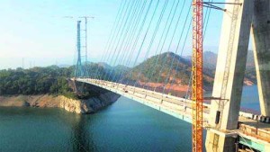 First cable-stayed bridge of North opens today