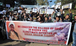 Shias protest killings in Nigeria, Syria