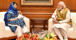 Mehbooba meets PM, reminds him of promise to make JK ‘model state’