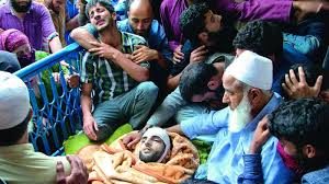 Thousands offer funeral prayers in absentia for Burhan Wani
