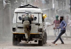 Clashes continue across Valley, 100's injured; No let up in Protests; BSF being replaced by CRPF
