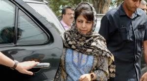 Mehbooba Mufti faces protest during visit to exam centre