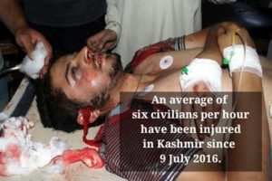 An average of six civilians have been injured every hour
