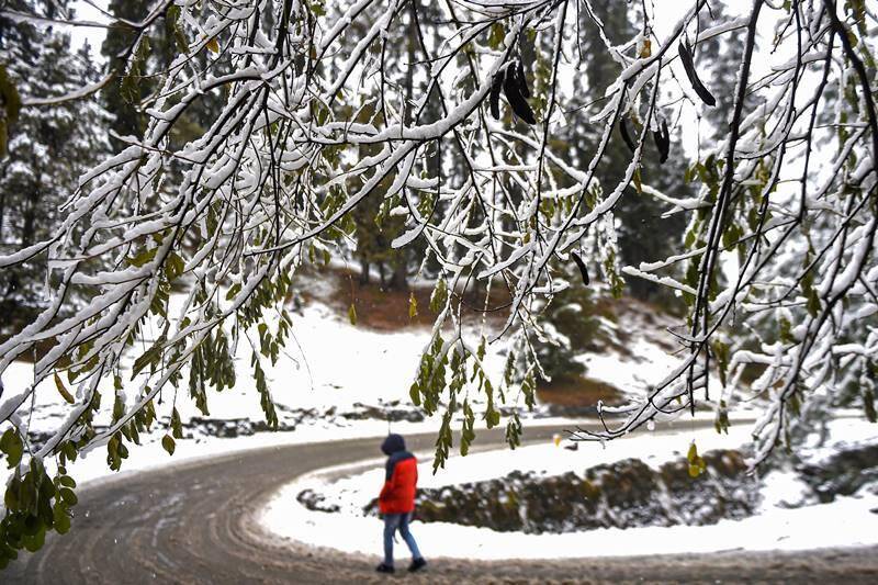 Upper reaches of Kashmir Valley received season’s first snowfall