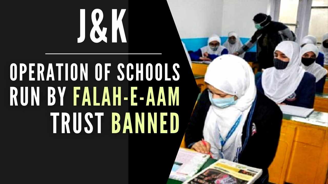 Falah-e-Aam affiliate schools told to stop academic activities in J&K