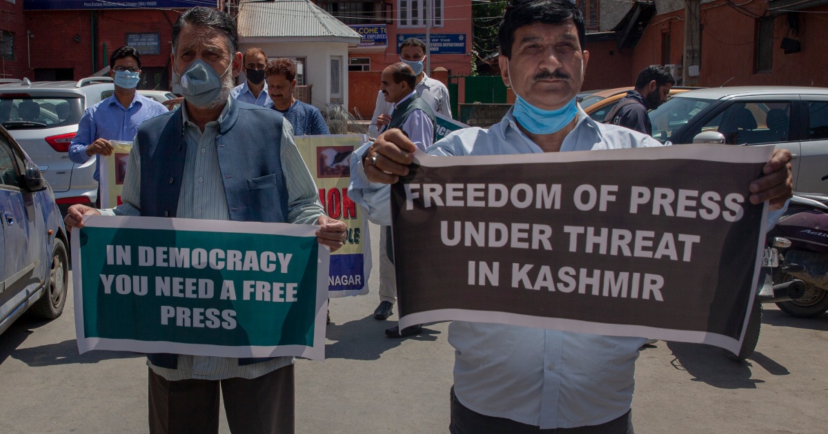 Throttling the press in J&K