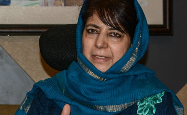 Anger Among Kashmiri's Growing Each Passing Day: Mehbooba Mufti