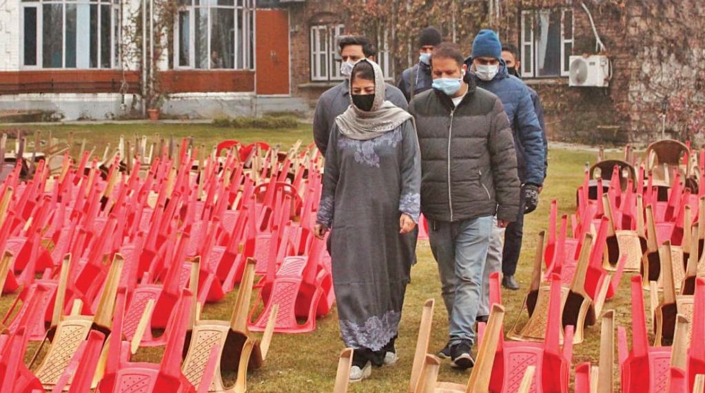 Citing Covid concerns, authorities bar Mehbooba Mufti from holding youth convention