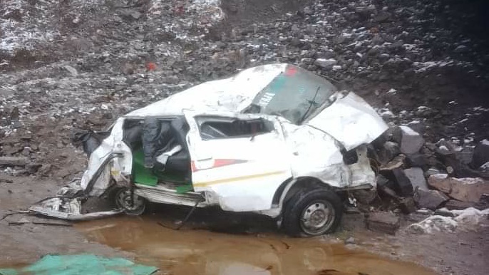 Six persons killed in road accident in Kishtwar