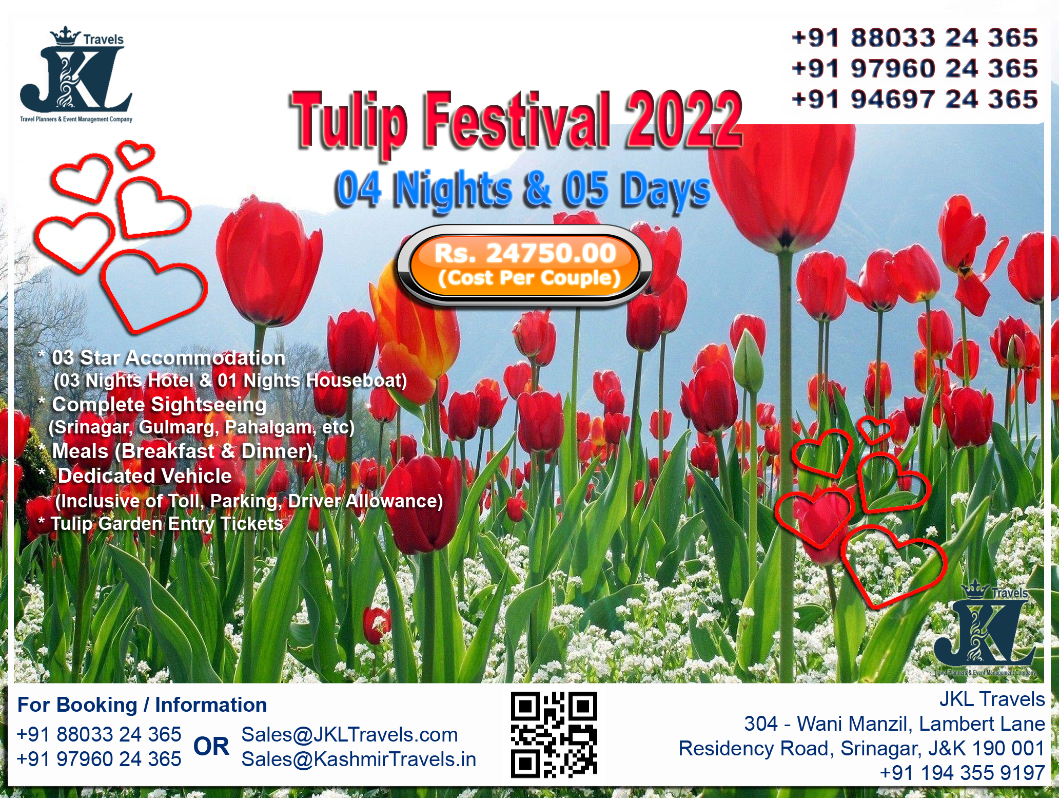 Tulip Festival 2022 (04 Nights - 05 Days) 24750