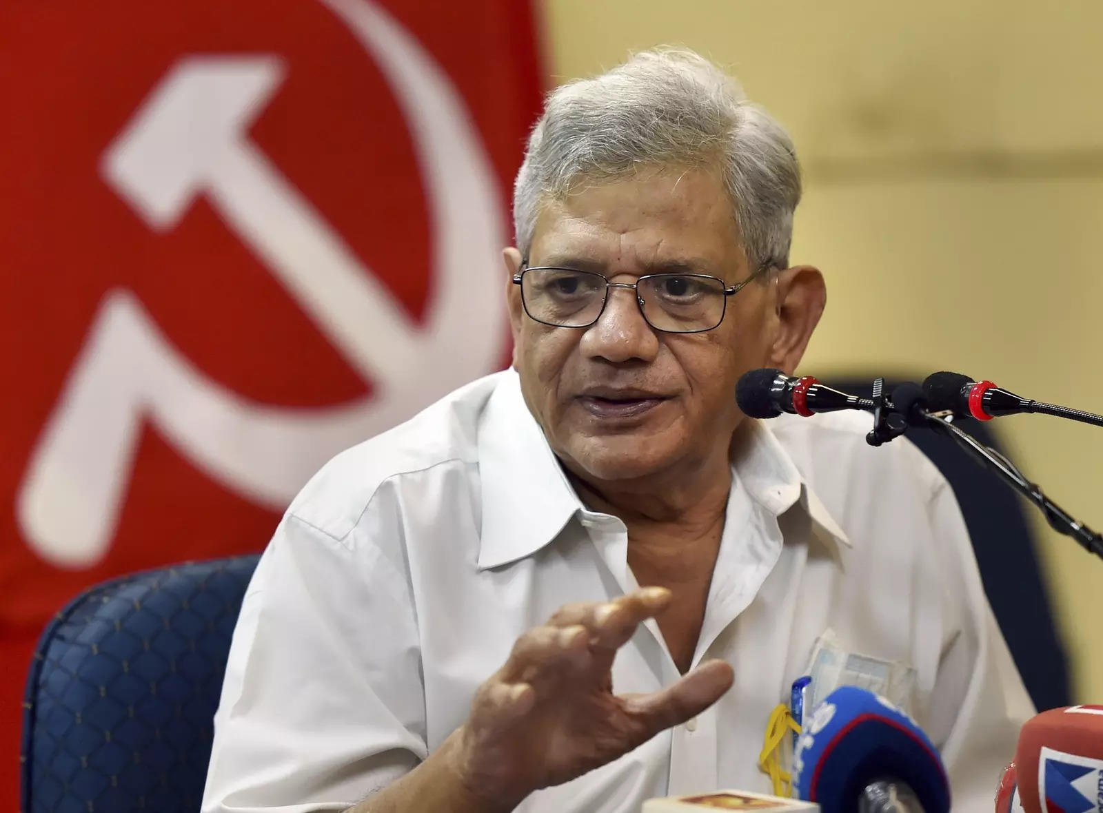 'The Kashmir Files' is aimed to divide people, omitted Jagmohan's role: Sitaram Yechury