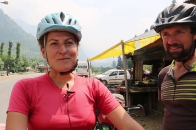 Stefan & Theresa; World touring couple finds Kashmir Safe, Beautiful with Hospitable People