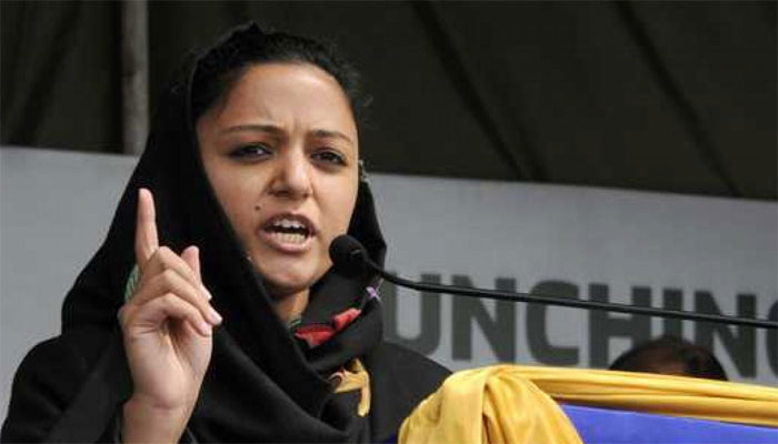 Shehla Rashid ex-JNU student leader to be tried for sedition over ‘Anti-Army’ tweet