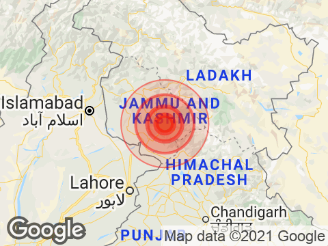 J&K, along with Ladakh, experience a series of five earthquakes, including two back-to-back tremors, within a span of 24 hours