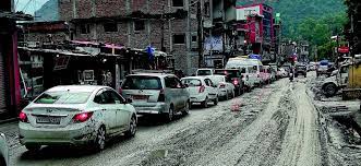 Traffic Movement in Srinagar Hindered by Prolonged Construction Works