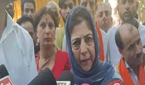 Kashmir's Pain Can Only Be Healed by the Return of Pandits: Mehbooba Mufti