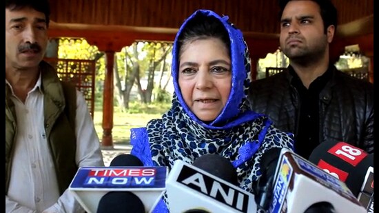 Mehbooba Mufti accuses GoI of detaining PDP leaders ahead of Article 370 Anniversary