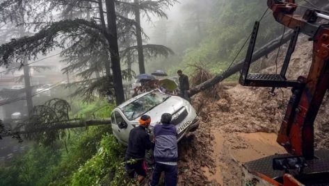 Tragedy Strikes: Seven Lives Lost in Himachal Cloudburst, Vehicles Buried Under Debris in Uttarakhand