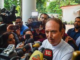 G N Azad says he's not looking for a job, but wants to serve the people of J&K