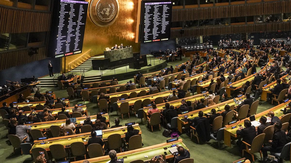 India abstained from the UN vote calling for a truce in Israel without mentioning Hamas