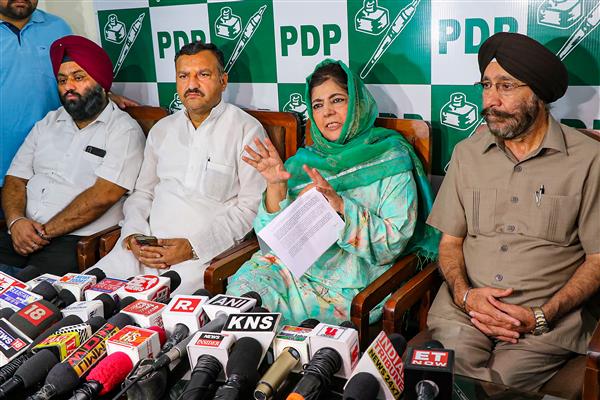 Mehbooba Mufti accuses BJP of creating an army of Godses, says India needs another Gandhi