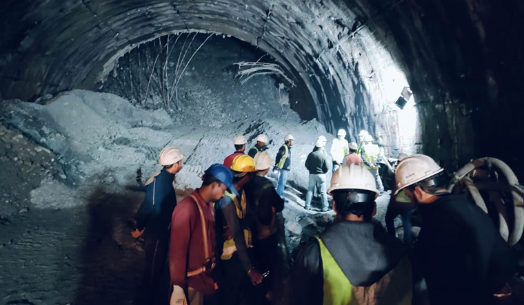 Forty workers feared trapped as tunnel collapses in Uttarkashi