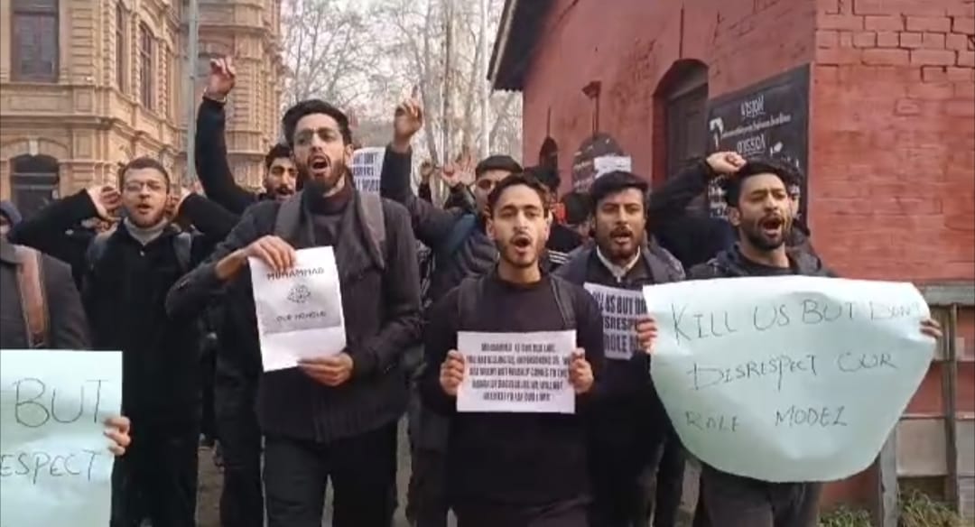 Kashmir Universities Erupt in Protest Over Controversial Social Media Post