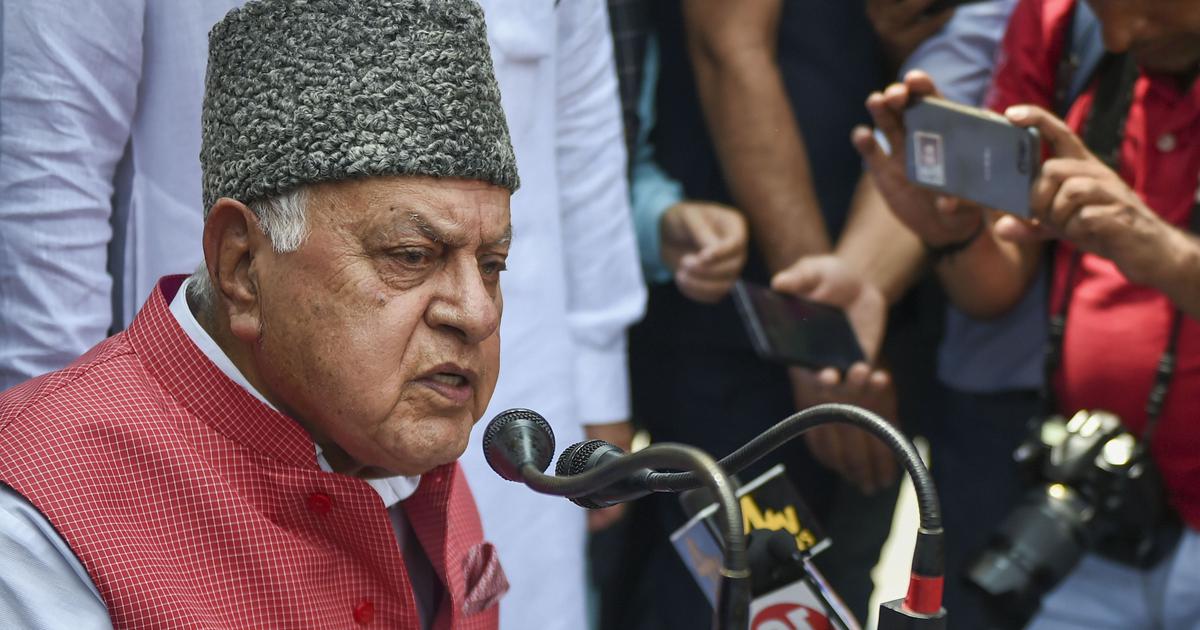 'Not Our Baby': Kashmir Politician Farooq Abdullah Distancing Party from Article 370