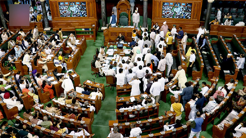 Proceedings of Lok Sabha gets adjourned