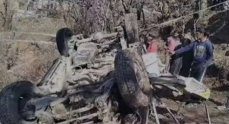 Four Killed, Three Injured in Tragic Road Accident in Ramban