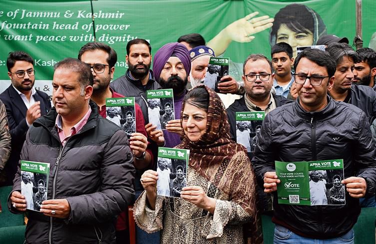 PDP Manifesto Declares Article 370 Abrogation Illegal: Mehbooba Mufti