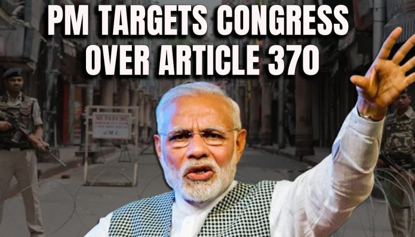 #KashmirUnplugged: PM Modi Exposes Hidden Motives Behind Article 370