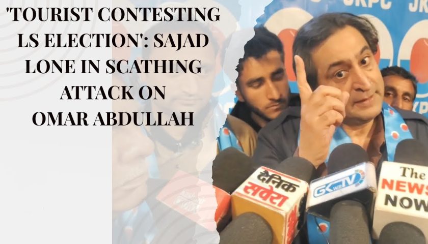 Omar Abdullah a Visitor in Kashmir, I'm Rooted in the Soil : Sajjad Lone
