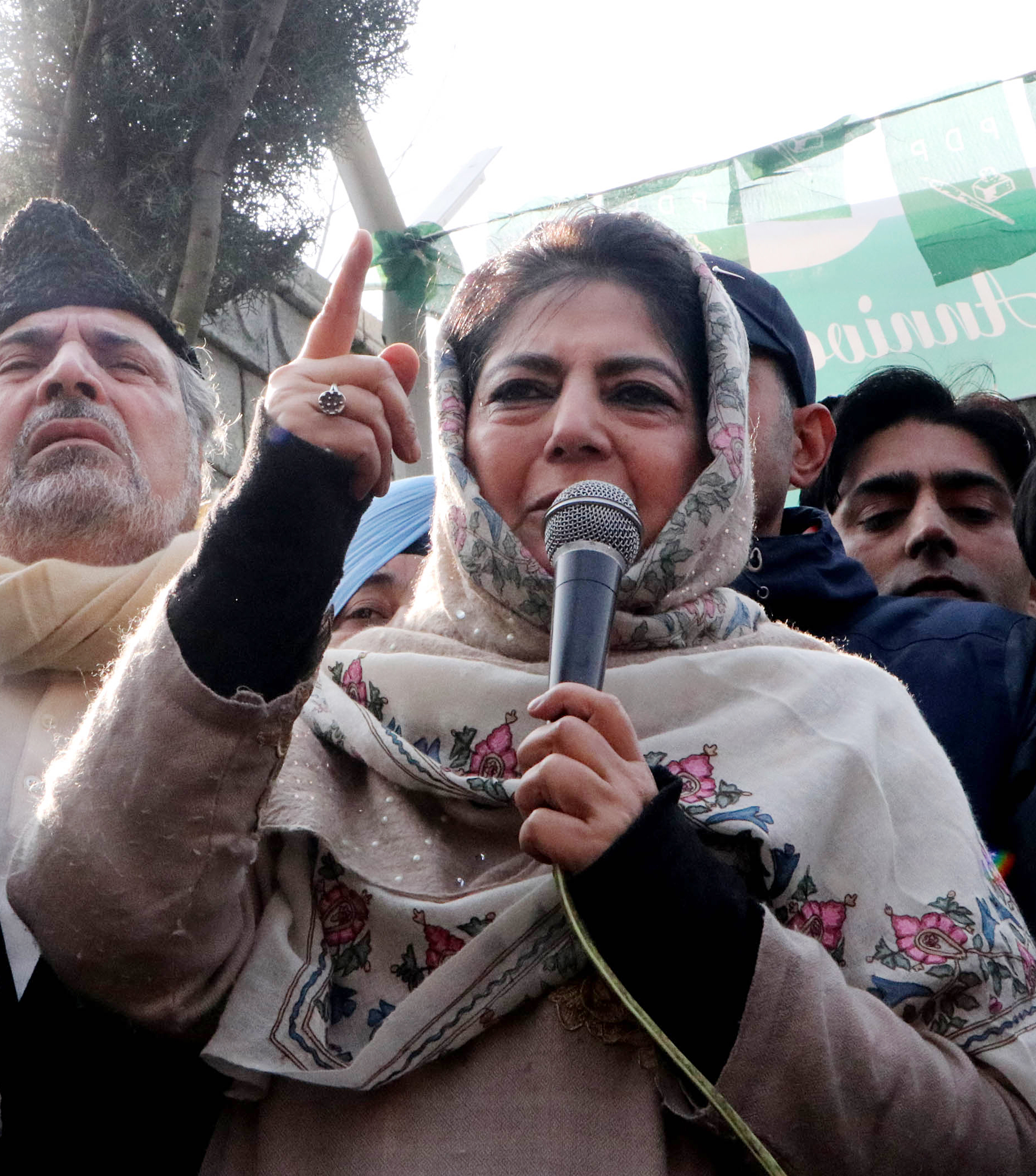 Political Pressure Play: Mufti Calls Out BJP for Voter Intimidation Tactics