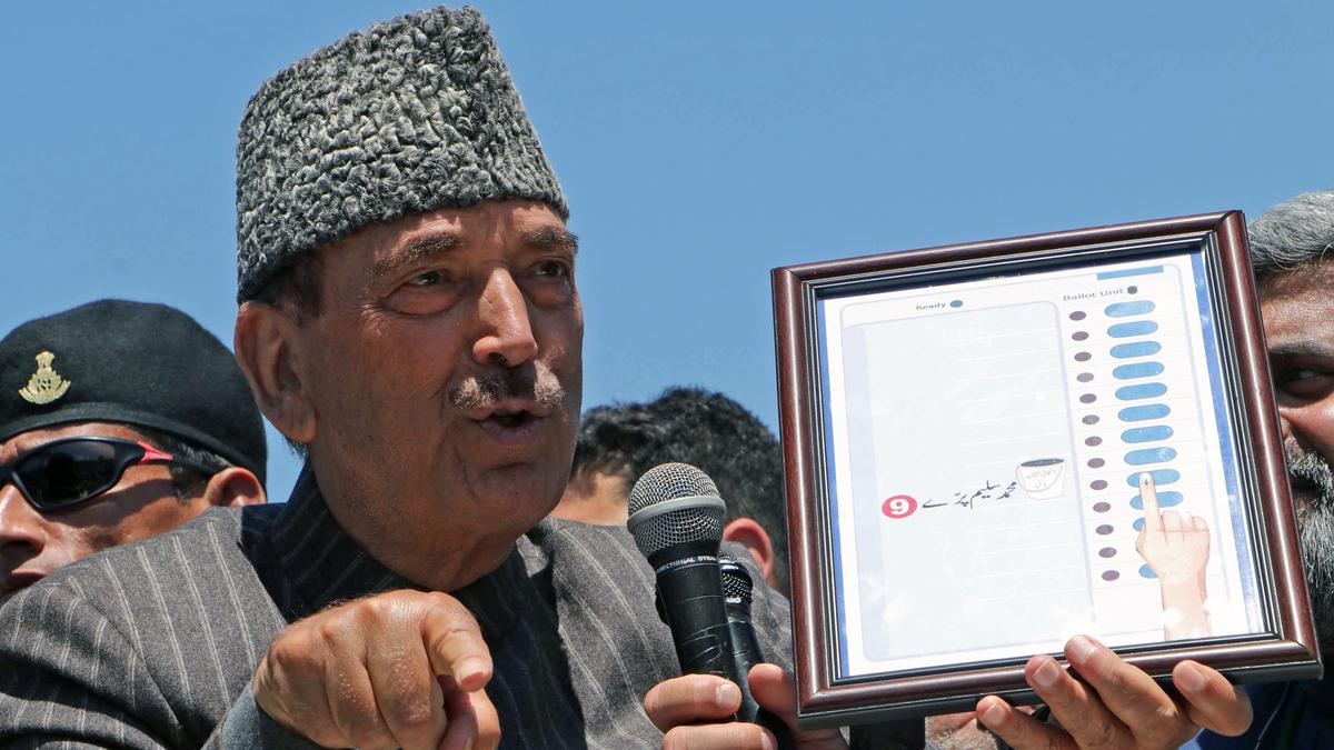 Ghulam Nabi Azad’s DPAP Falls Short in Maiden J&K Polls