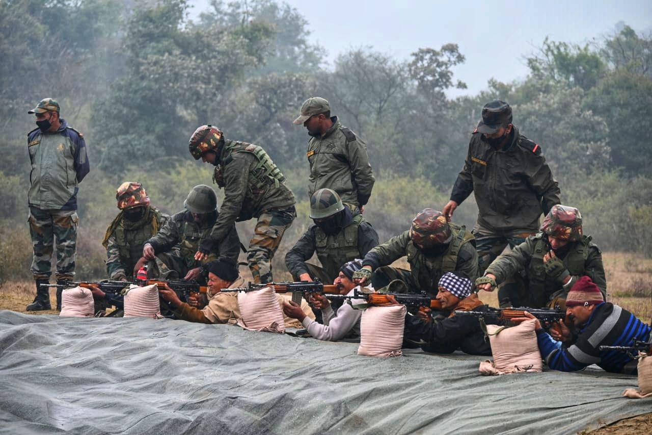 Stepping Up Security: Police Intensify Training for Village Defense Guards After Terror Attacks