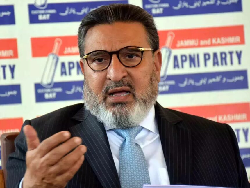 Restore J&K’s Statehood Status Before Assembly Elections; Will opposes any attempt to impose a Delhi-like statehood model: Altaf Bukhari