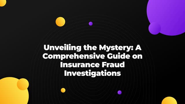 The Insidious Threat: Unveiling Insurance Fraud and Empowering Policyholders