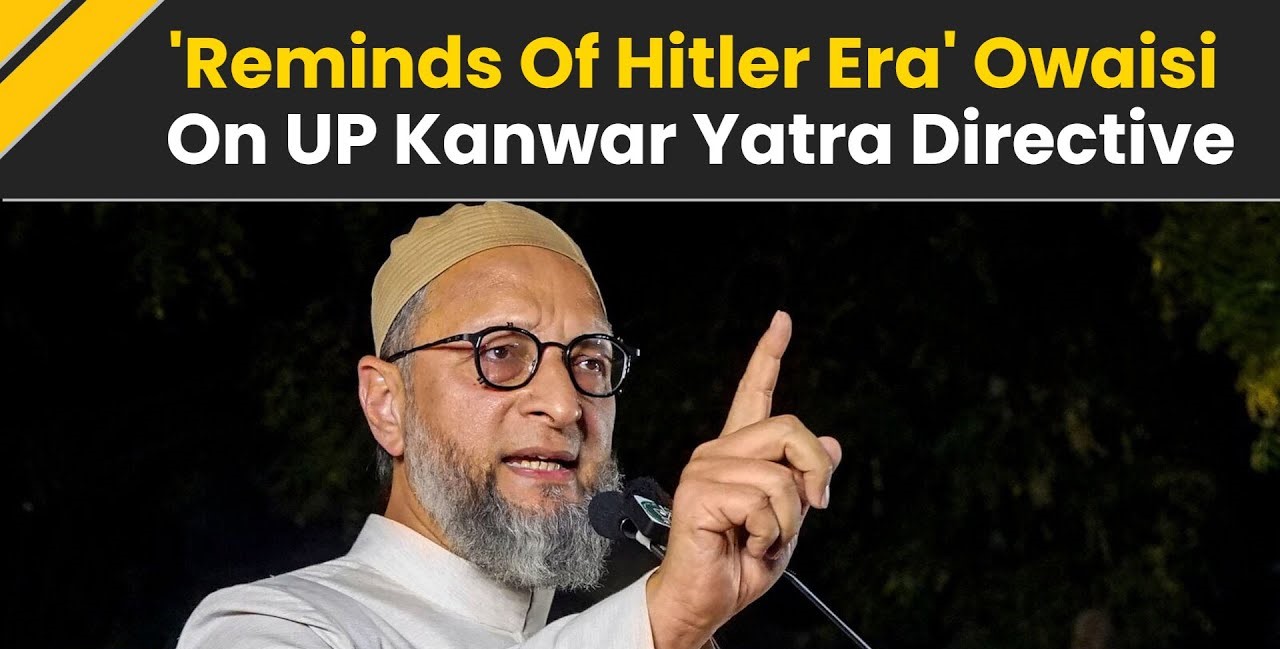 Kanwar Order Controversy: Owaisi Alleges Anti-Muslim Bias; BJP Draws Jinnah Parallel
