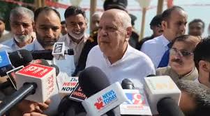 BJP Creating False Fear to Intimidate Hindu Voters : Farooq Abdullah