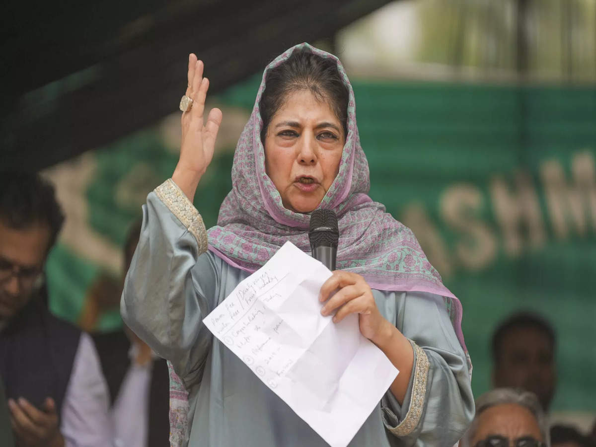 Mehbooba Mufti Defends Abdullahs Amid Pakistan Remark Controversy