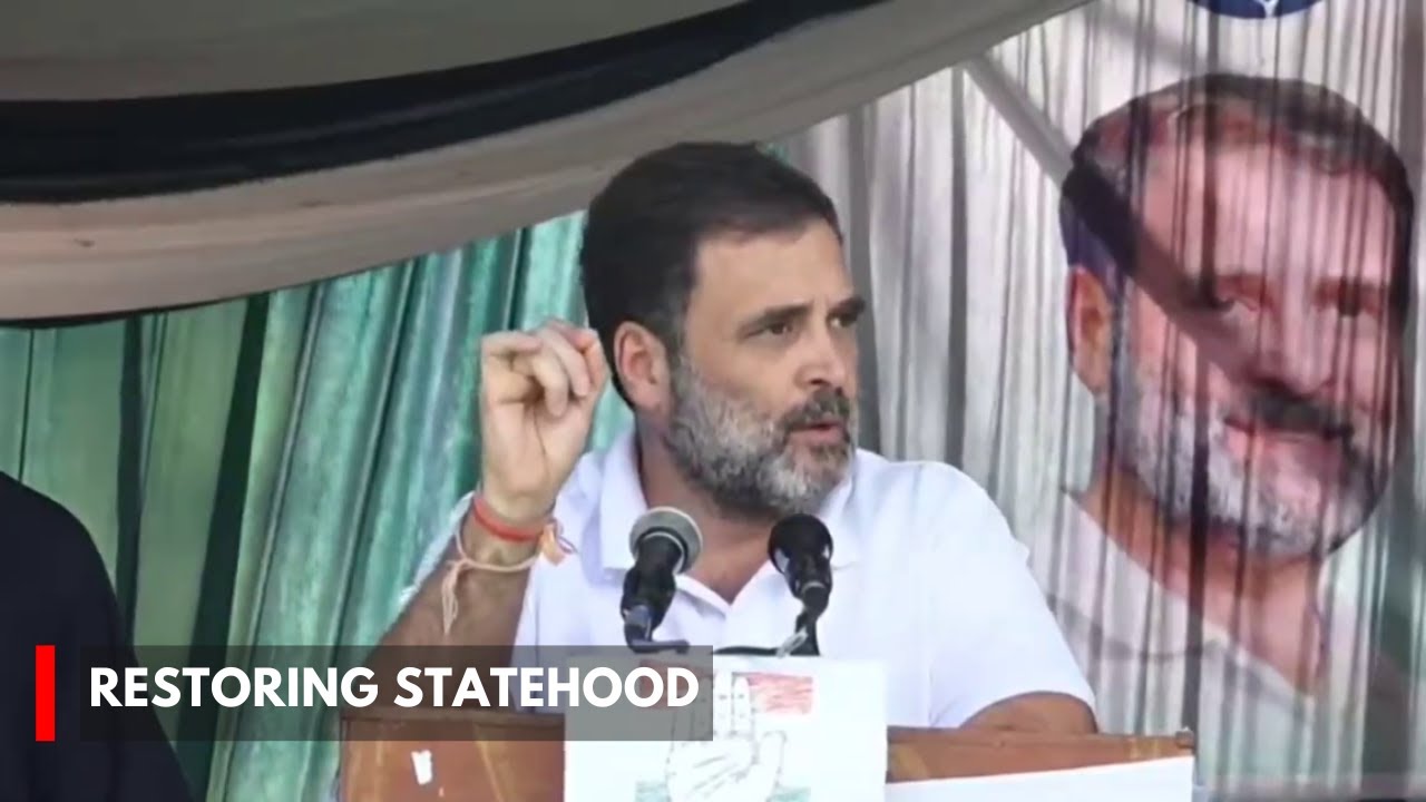 Rahul Gandhi’s Heartfelt Pitch: Statehood and Family Bonds in J&K