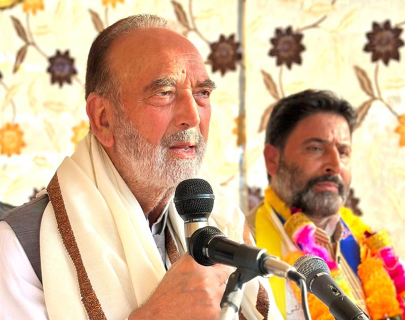 Azad Promises New Law to Safeguard Jobs and Land for Locals