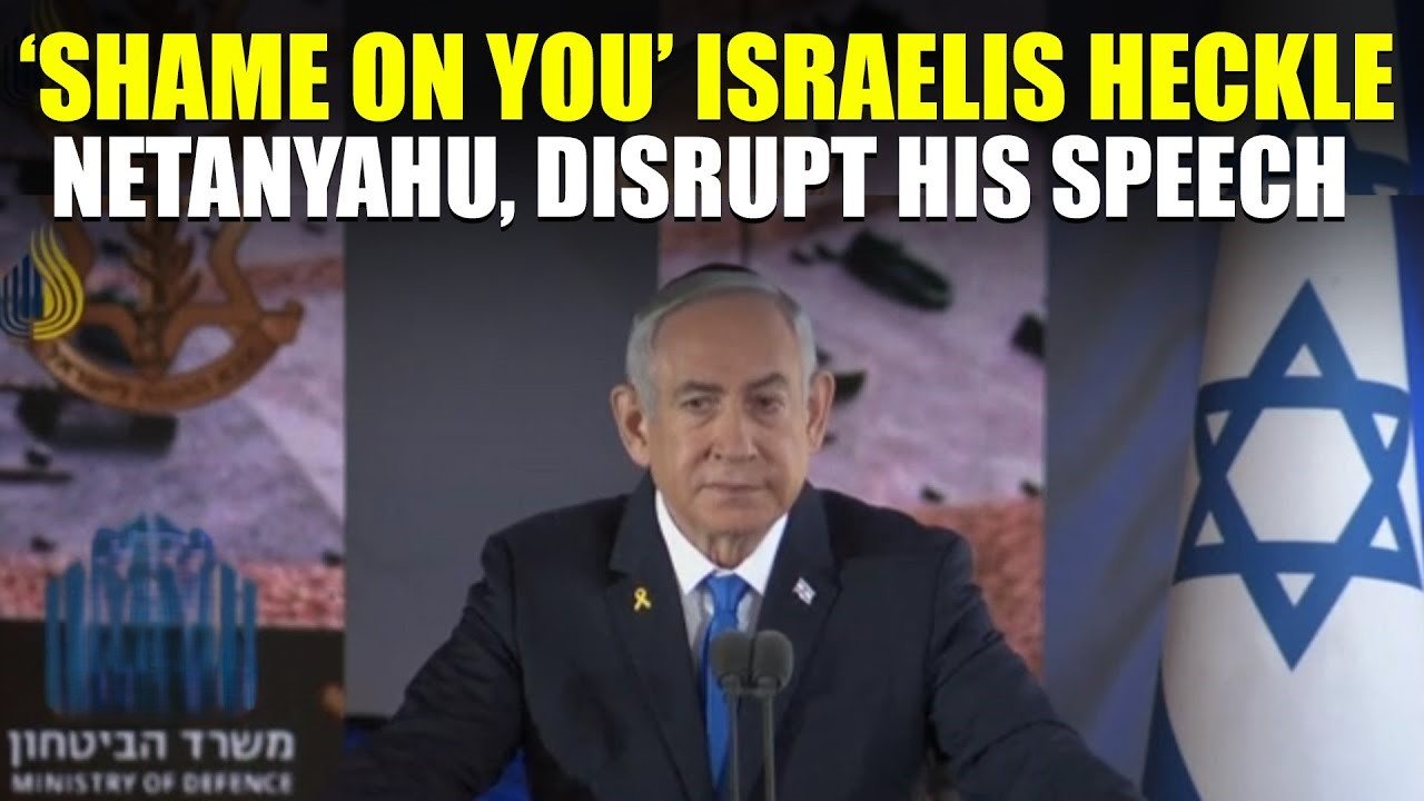 Protesters Disrupt Netanyahu’s Memorial Speech: 'Shame On You' Echoes Through Ceremony