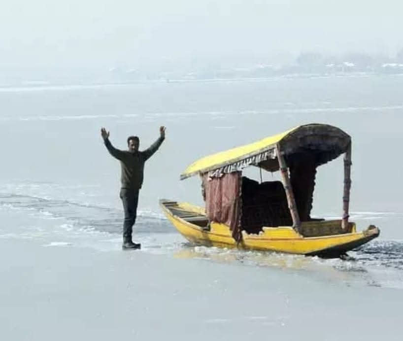 Freezing Temperatures Disrupt Life in Kashmir: Srinagar Plunges to -7.3°C