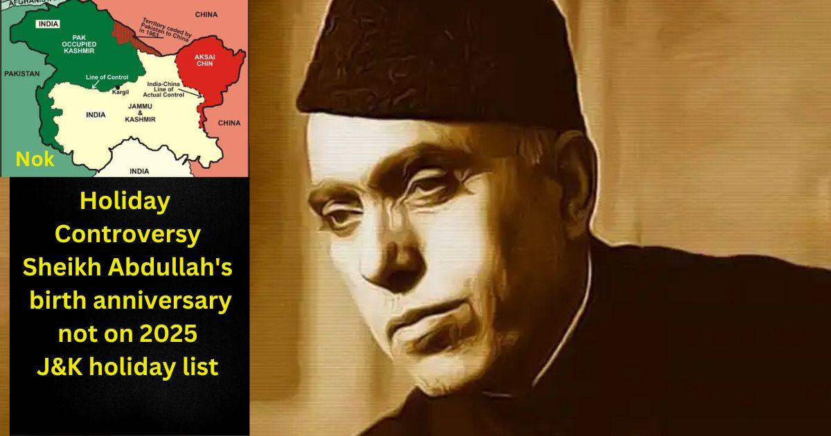 J&K Govt Faces Backlash Over Holiday Calendar: Sheikh Abdullah's Birthday, Martyrs' Day Missing